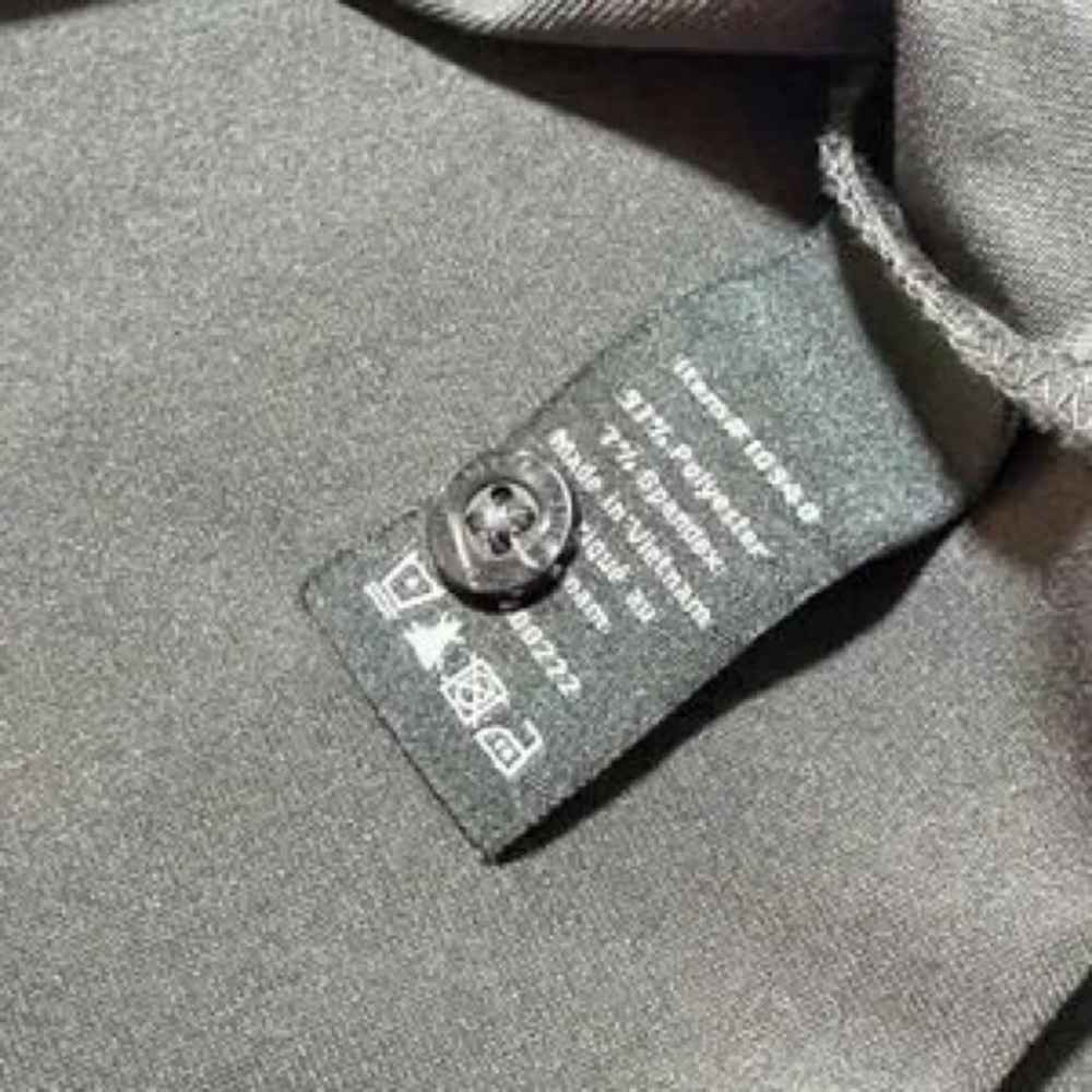 Men's Striped Blue & Gray Polo Shirt - Picture 5 of 8